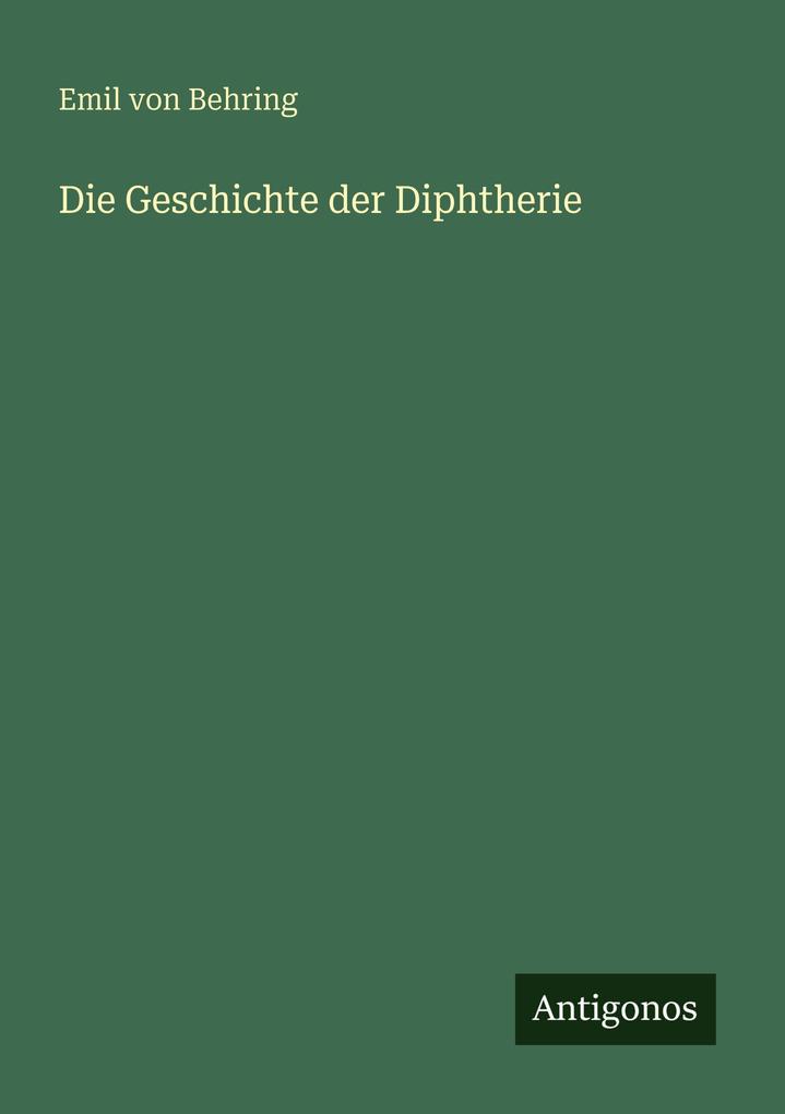 Die Geschichte der Diphtherie