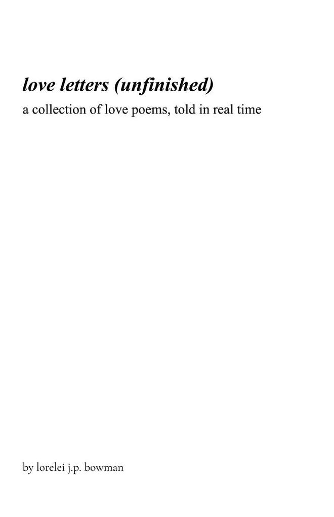 love letters (unfinished)
