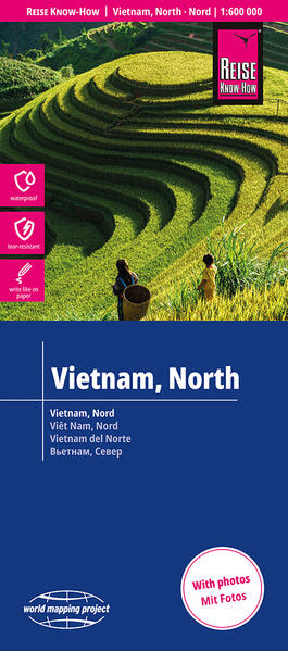 Reise Know-How Landkarte Vietnam Nord | Vietnam North (1:600.000)