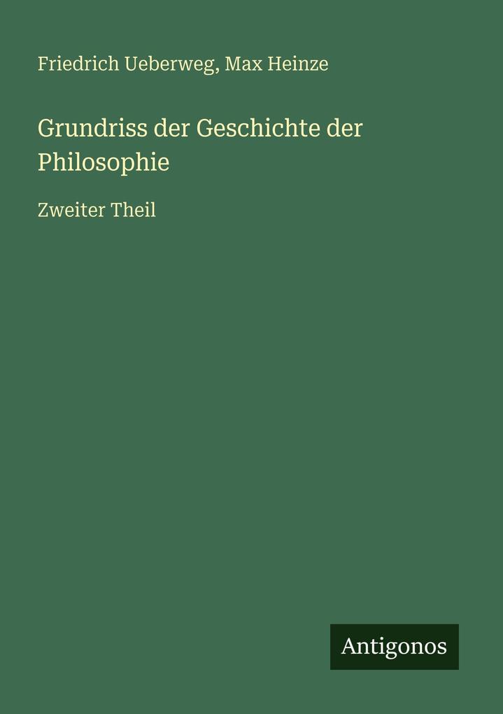 Grundriss der Geschichte der Philosophie