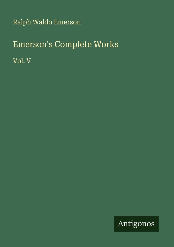 Emerson's Complete Works