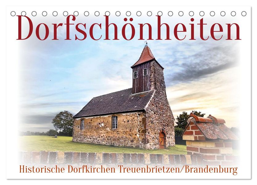 Dorfschönheiten (Tischkalender 2026 DIN A5 quer) CALVENDO Monatskalender