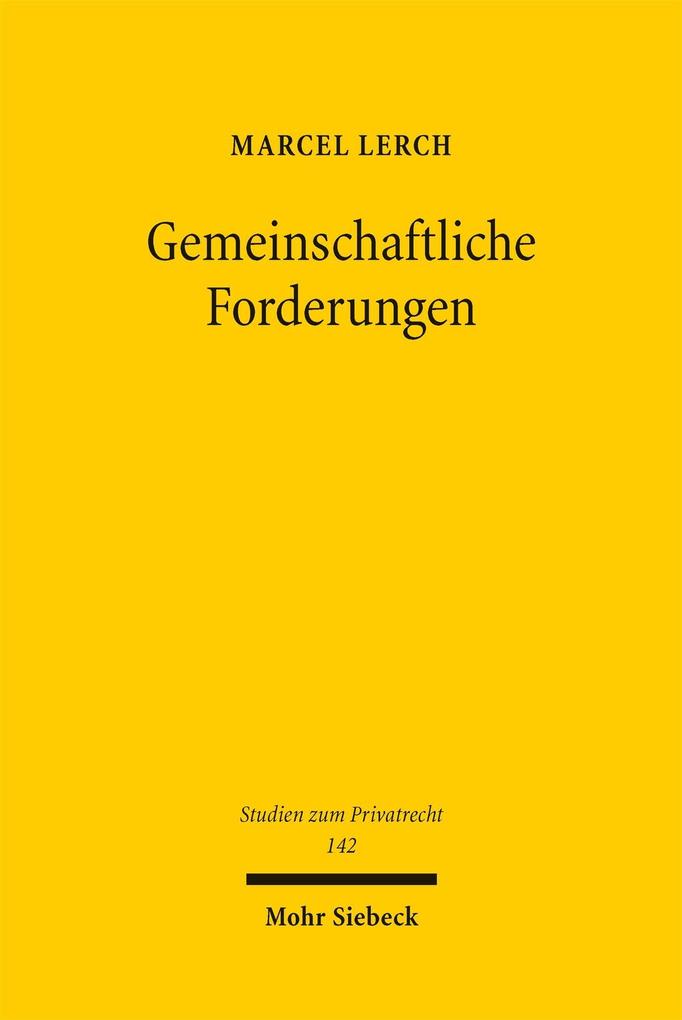 Gemeinschaftliche Forderungen