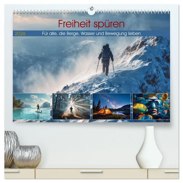 Freiheit spüren (hochwertiger Premium Wandkalender 2026 DIN A2 quer) Kunstdruck in Hochglanz