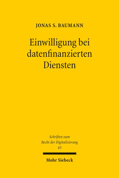 Einwilligung bei datenfinanzierten Diensten