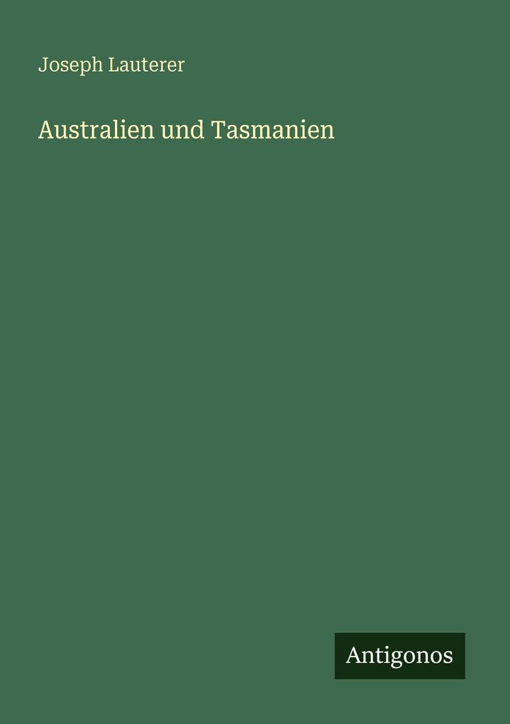 Australien und Tasmanien