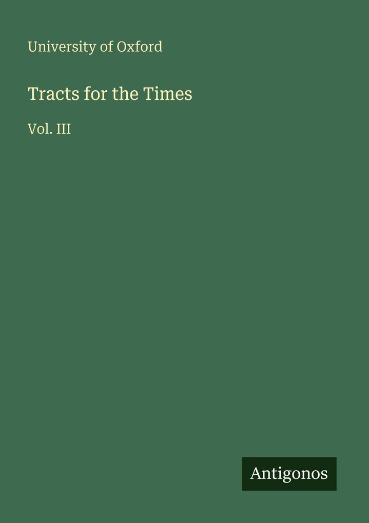 Tracts for the Times