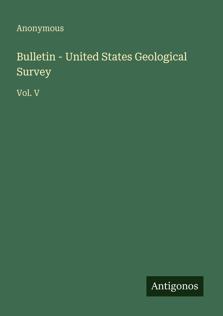 Bulletin - United States Geological Survey