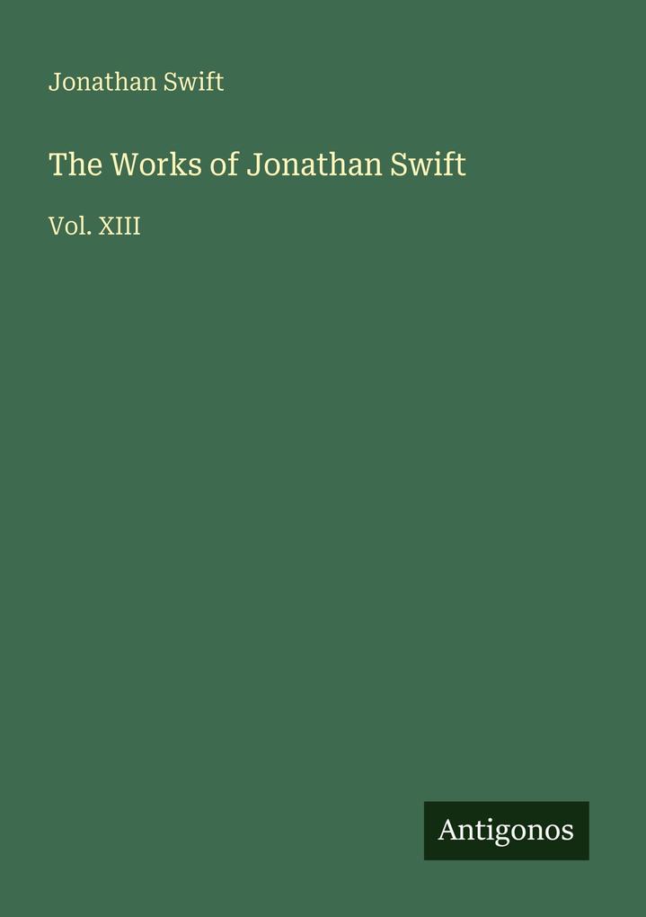 The Works of Jonathan Swift