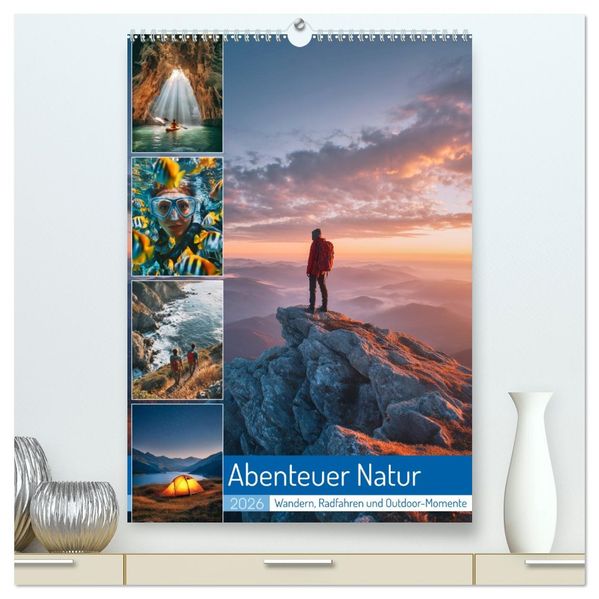 Abenteuer Natur (hochwertiger Premium Wandkalender 2026 DIN A2 hoch) Kunstdruck in Hochglanz