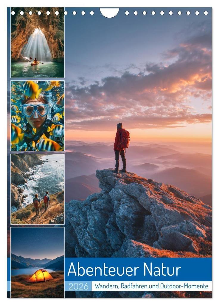 Abenteuer Natur (Wandkalender 2026 DIN A4 hoch) CALVENDO Monatskalender
