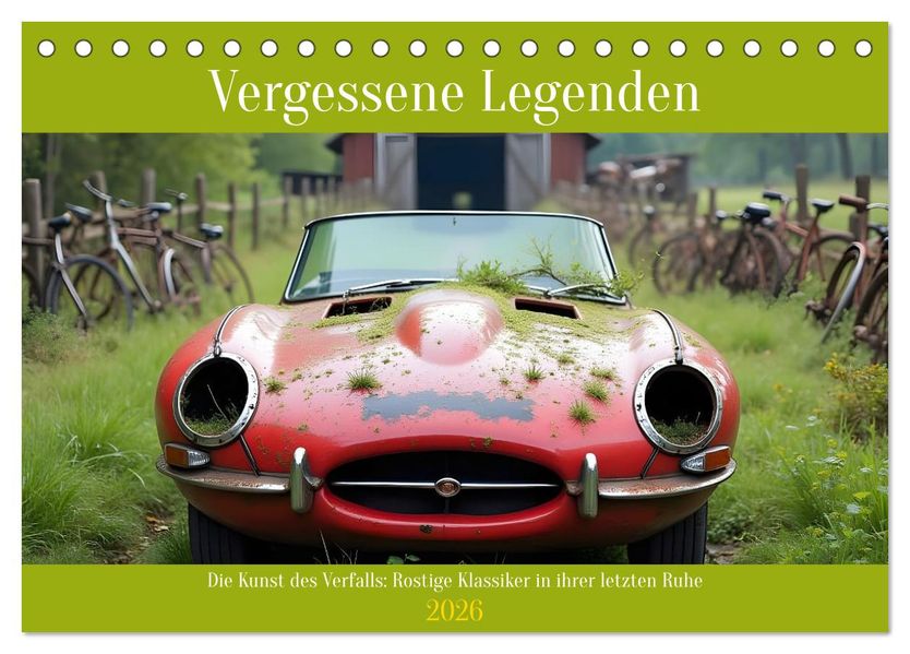 Vergessene Legenden (Tischkalender 2026 DIN A5 quer) CALVENDO Monatskalender
