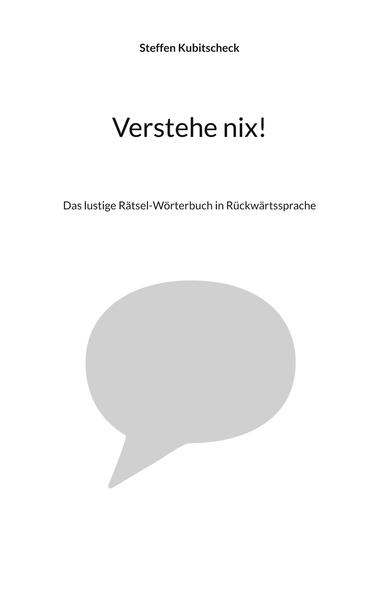 Verstehe nix!