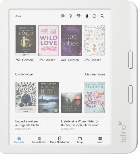 tolino vision color eBook-Reader - weiß