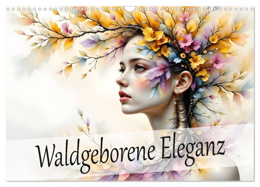 Waldgeborene Eleganz (Wandkalender 2026 DIN A3 quer) CALVENDO Monatskalender