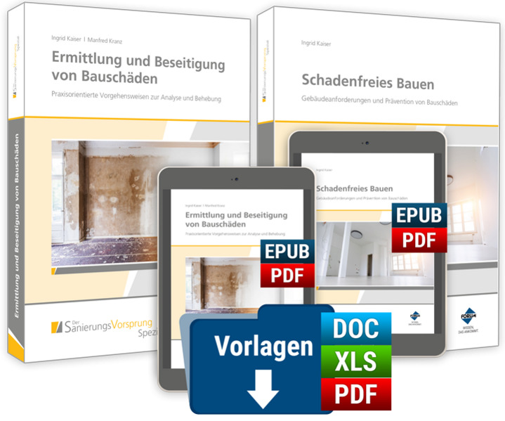 Schadenfreies Bauen sowie Ermittlung und Beseitigung von Bauschäden