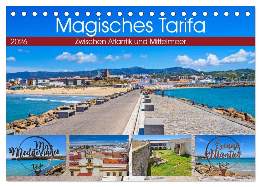 Magisches Tarifa (Tischkalender 2026 DIN A5 quer) CALVENDO Monatskalender
