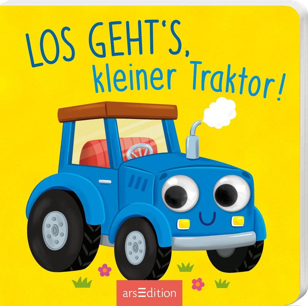 Los geht's kleiner Traktor!