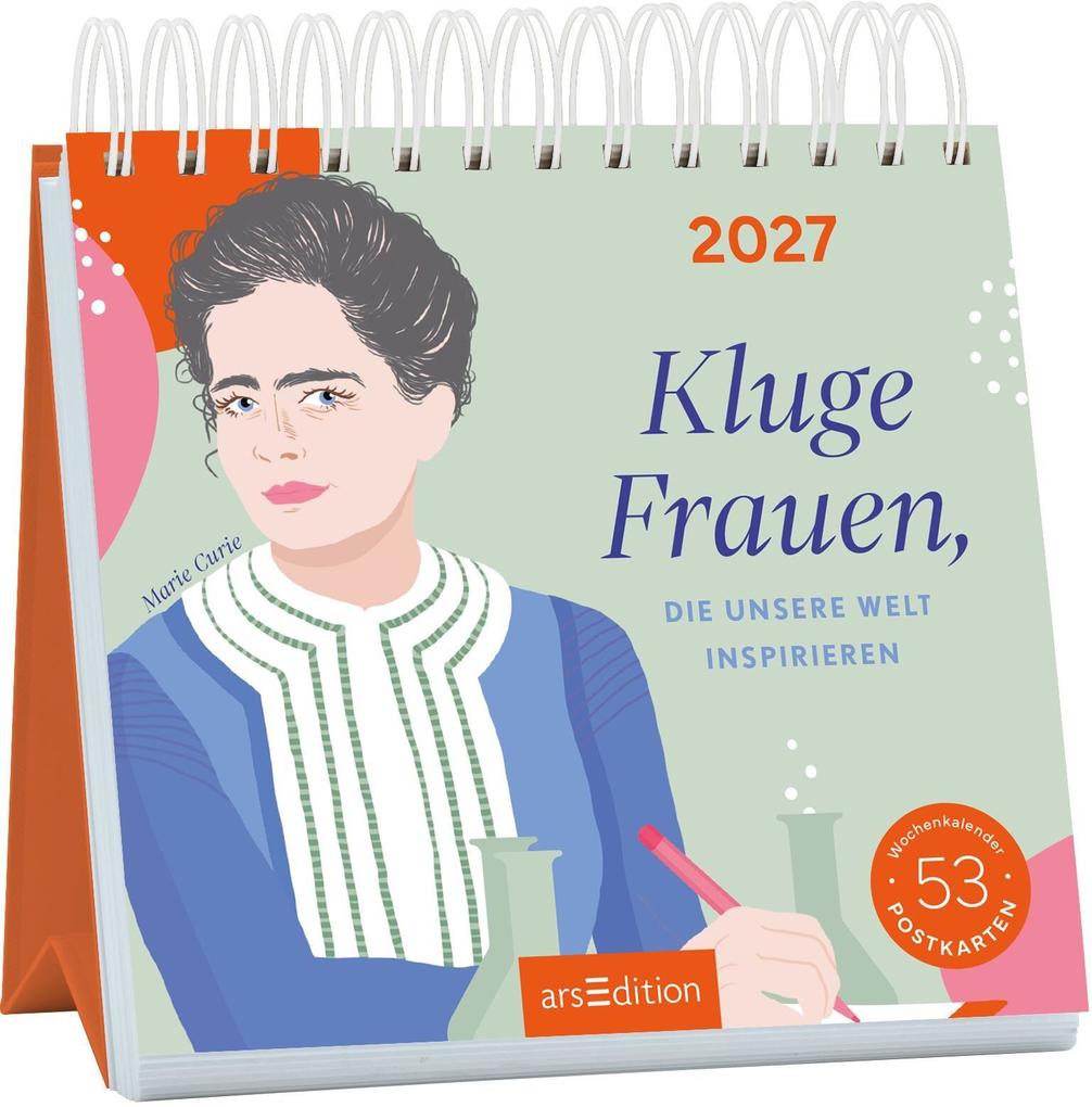 Ars Edition GmbH Postkartenkalender Kluge Frauen Die Unsere Welt Inspirieren 2027