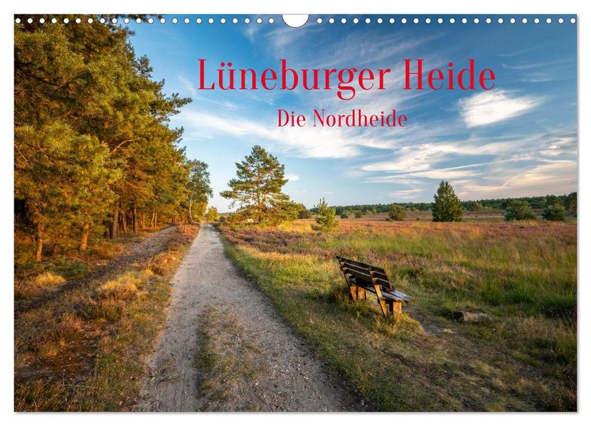 Lüneburger Heide: Die Nordheide (Wandkalender 2026 DIN A3 quer) CALVENDO Monatskalender