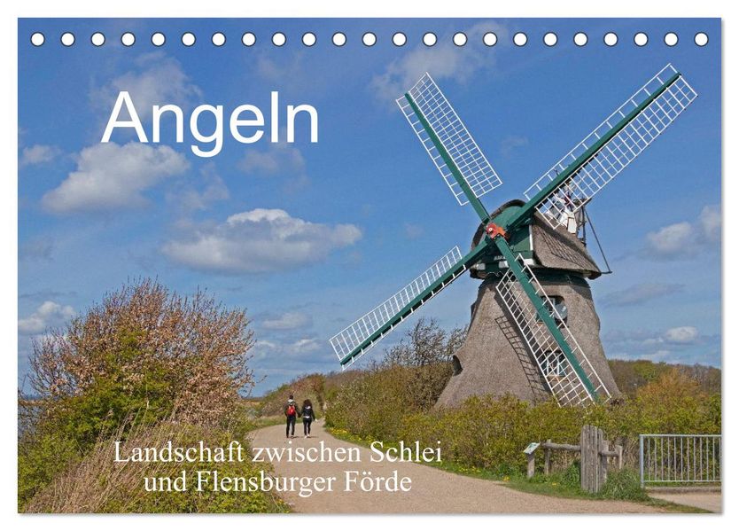 Angeln - Landschaft zwischen Schlei und Flensburger Förde (Tischkalender 2026 DIN A5 quer) CALVENDO Monatskalender