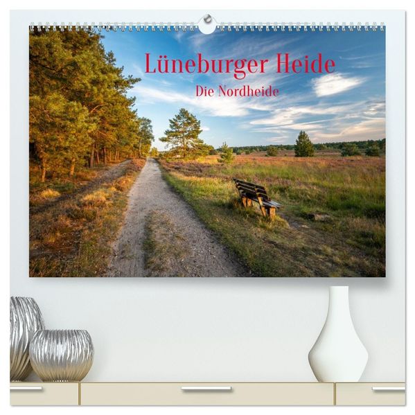 Lüneburger Heide: Die Nordheide (hochwertiger Premium Wandkalender 2026 DIN A2 quer) Kunstdruck in Hochglanz