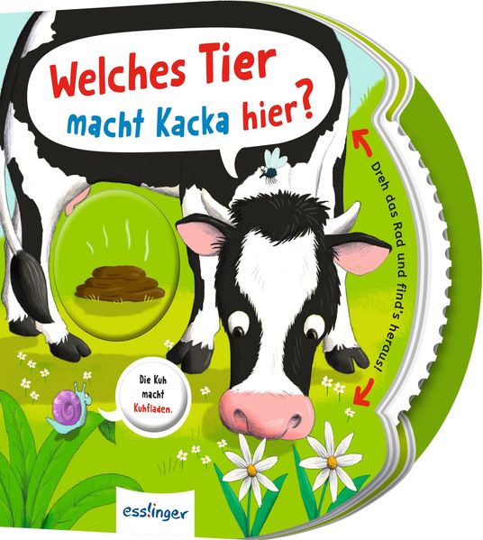 Dreh das Rad und finds heraus!: Welches Tier macht Kacka hier?