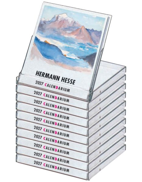 Hermann Hesse CalenDarium 2027. Box mit 10 Exemplaren 10 Teile