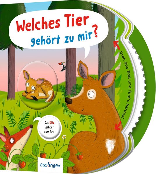 Dreh das Rad und finds heraus!: Welches Tier gehört zu mir?