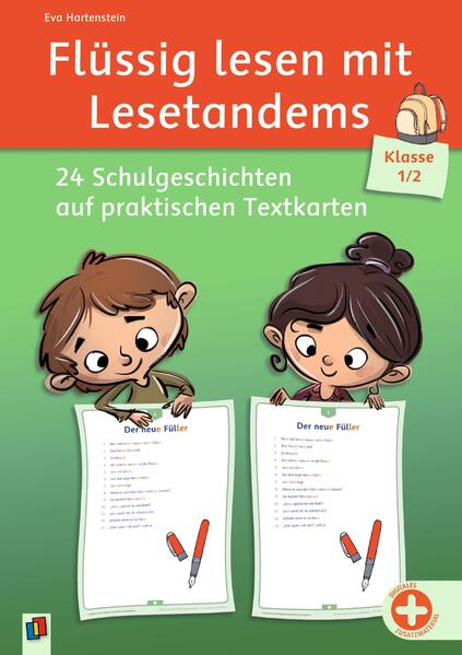 Flüssig lesen mit Lesetandems - 24 Schulgeschichten Klasse 1/2