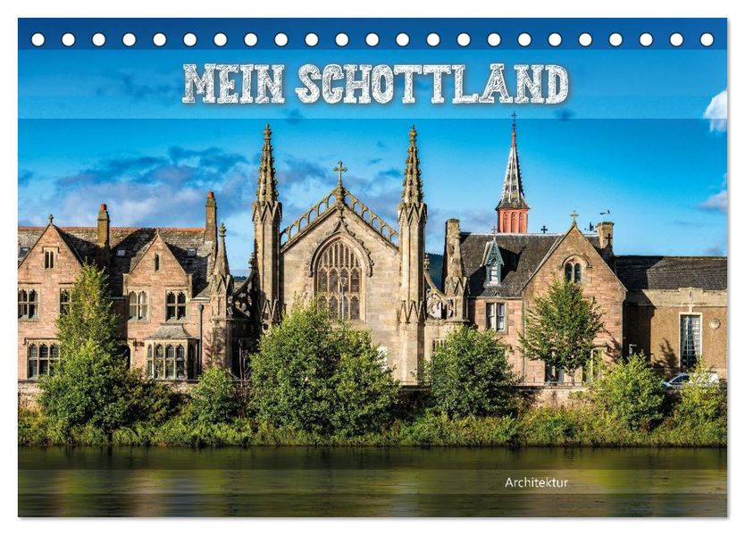 Mein Schottland - Architektur (Tischkalender 2026 DIN A5 quer) CALVENDO Monatskalender
