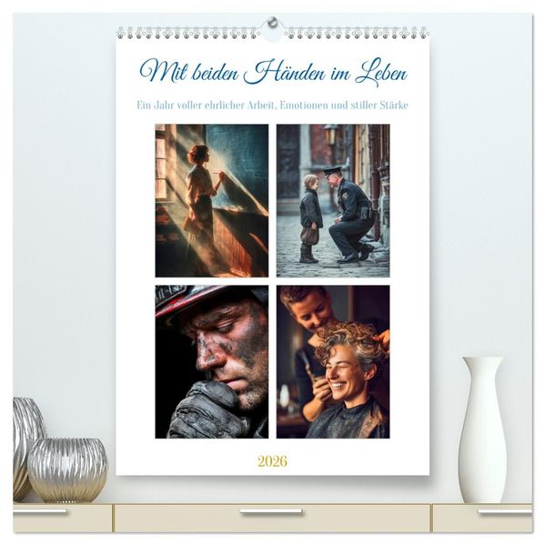 Mit beiden Händen im Leben (hochwertiger Premium Wandkalender 2026 DIN A2 hoch) Kunstdruck in Hochglanz