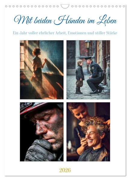 Mit beiden Händen im Leben (Wandkalender 2026 DIN A3 hoch) CALVENDO Monatskalender