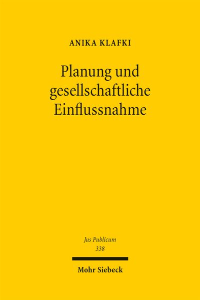 Planung und gesellschaftliche Einflussnahme