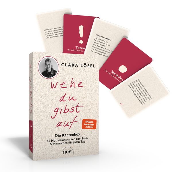 Wehe du gibst auf - Die Kartenbox