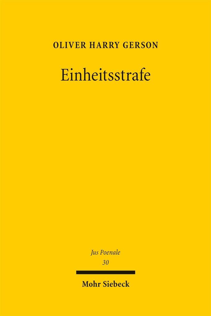 Einheitsstrafe