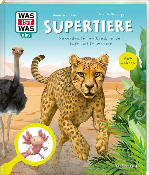 WAS IST WAS Kids Supertiere. Rekordhalter an Land in der Luft und im Wasser
