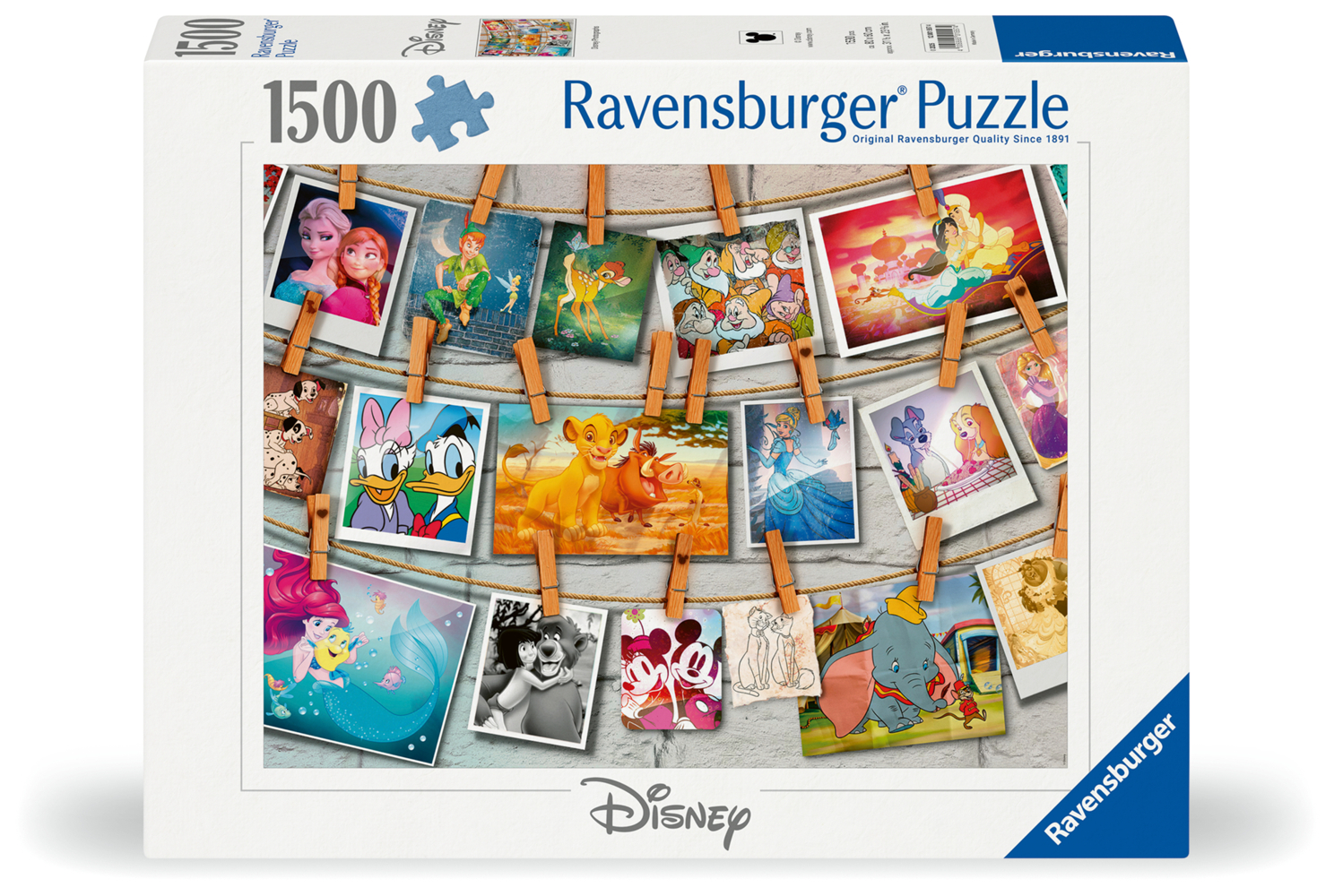 Erwachsenenpuzzle 1500 Teile - Disney Photographs