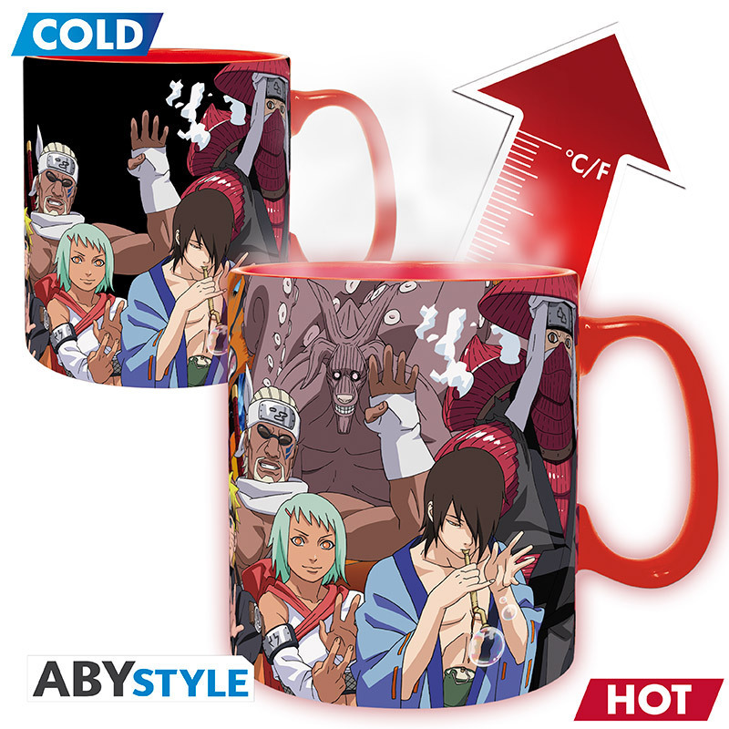 NARUTO SHIPPUDEN - Mug Heat Change -460ml- Bijû&Jinchûriki -cardboa
