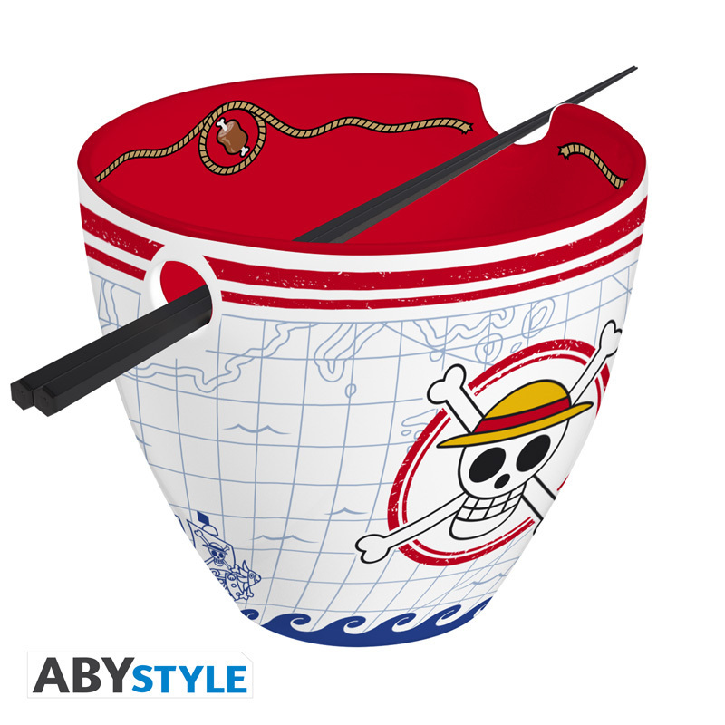 ONE PIECE - Ramen Bowl with chopsticks - 'Monkey D. Luffy'