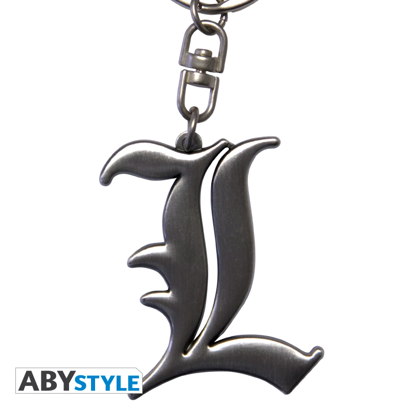 DEATH NOTE - Keychain 3D L Symbol