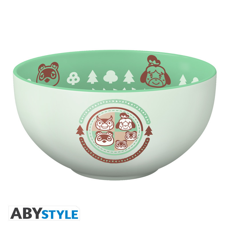 ANIMAL CROSSING - Bowl - 600 ml - 'Characters' - Cardboard box