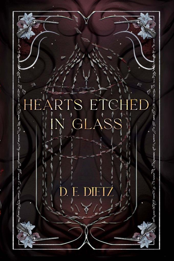 Hearts Etched in Glass