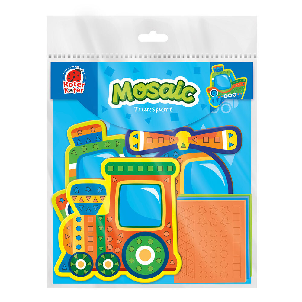 Kreativ-Set Roter Käfer Soft-Mosaik Verkehr RK8010-10