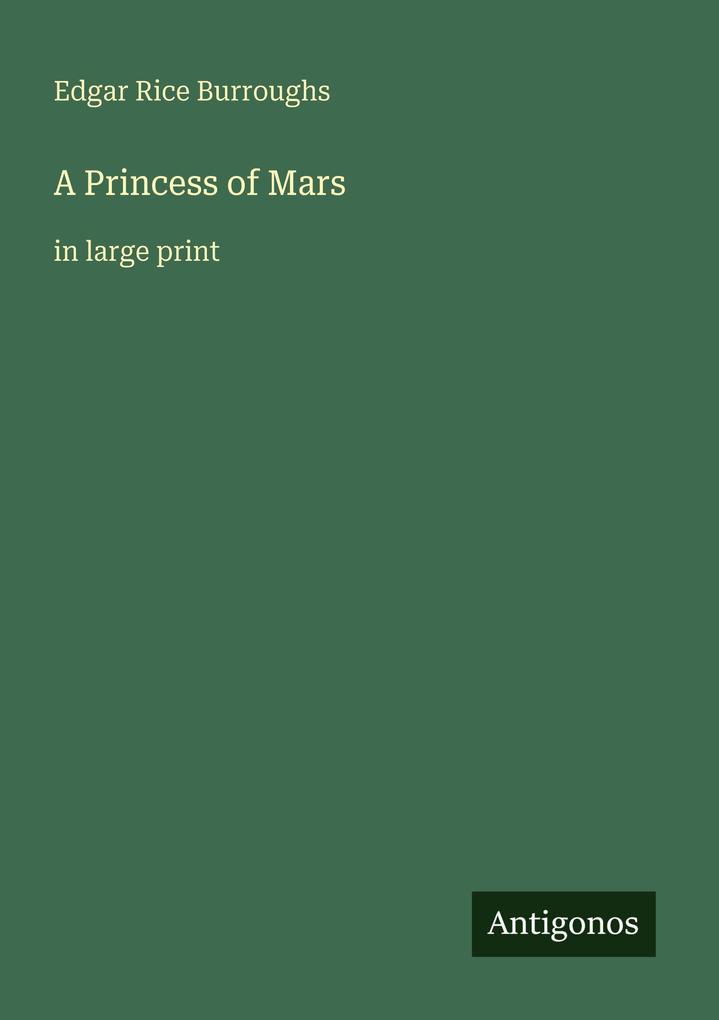 A Princess of Mars