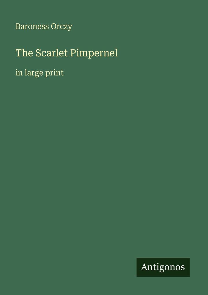 The Scarlet Pimpernel
