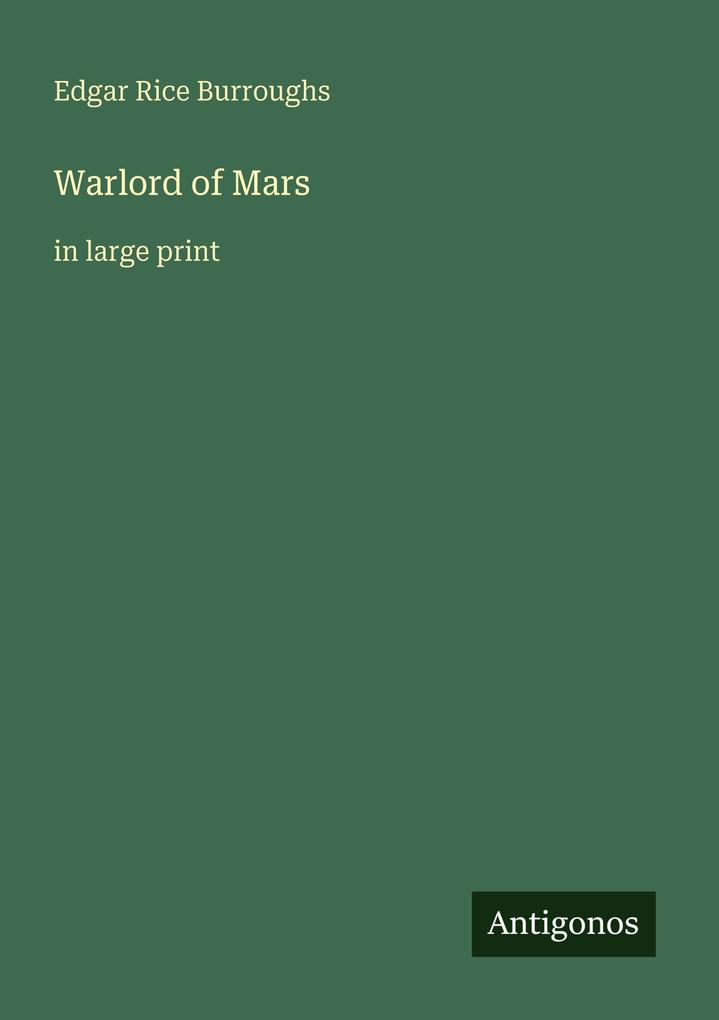 Warlord of Mars