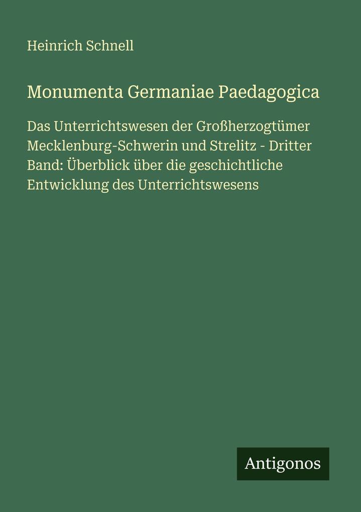 Monumenta Germaniae Paedagogica