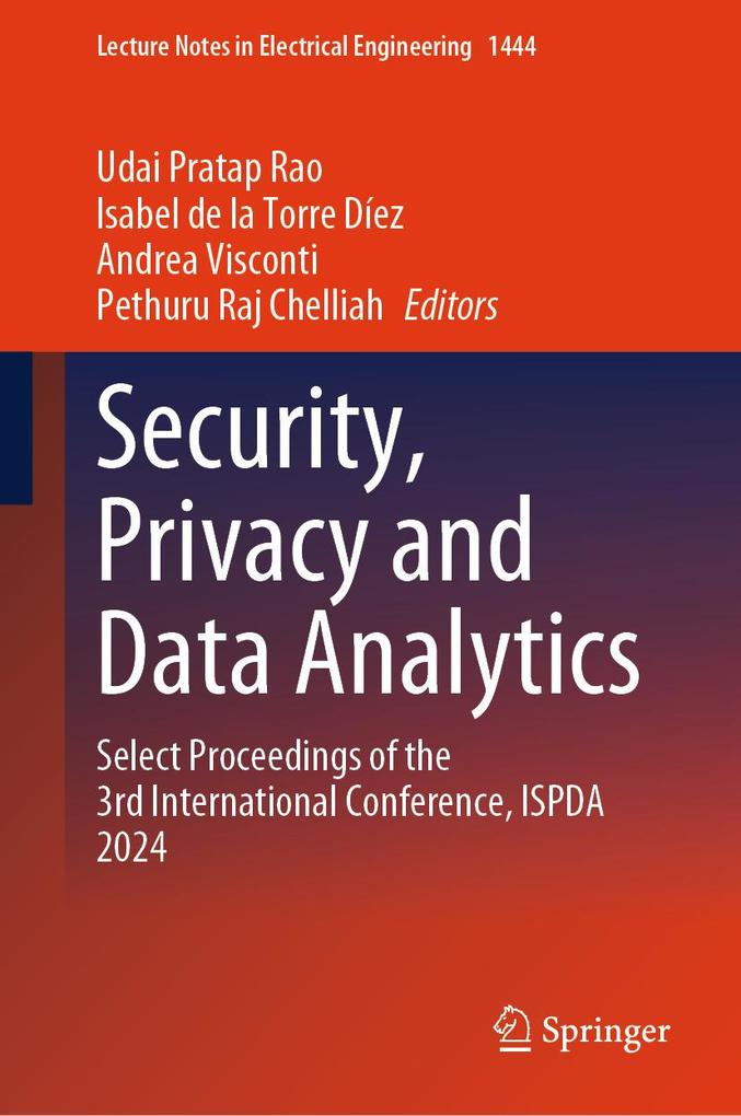 Security Privacy and Data Analytics