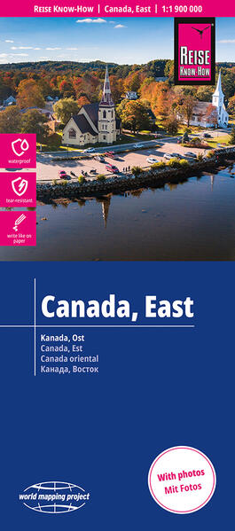 Reise Know-How Landkarte Kanada Ost | Canada East (1:1.900.000)